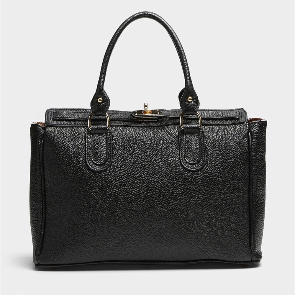 Simons leather work bag